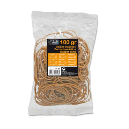 Bag 100 Gr. Borrachas Elásticas Nº 15 de 15 Cm. L.