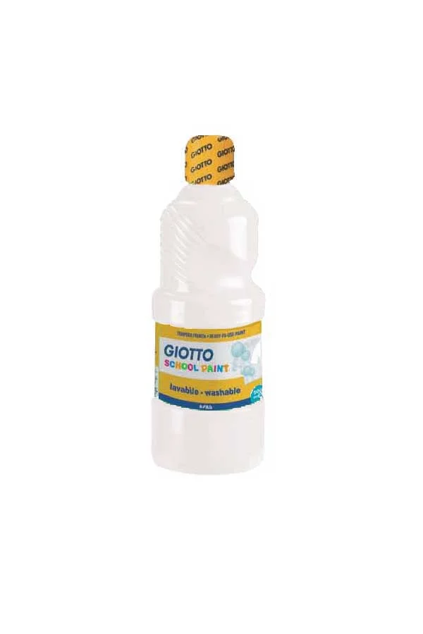 Giotto White Washable Tempera Bottle 500ml. 535301