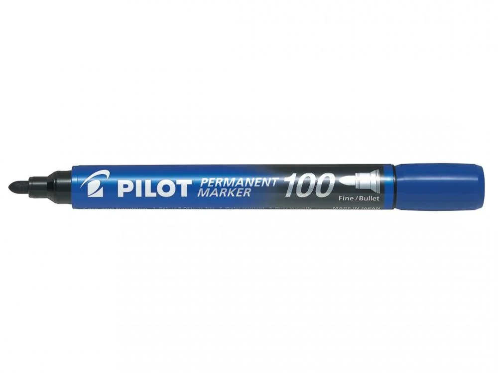 Pilot Blue Conic Point Permanent Marker Sca-100-L