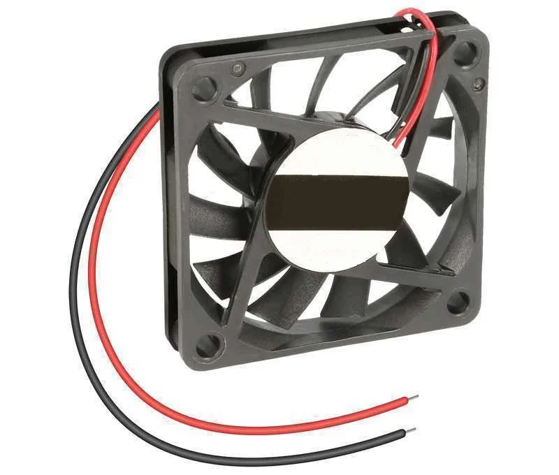 Ventilador 24Vdc 60x60x10mm de Veio com Fios
