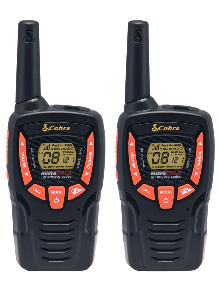 Pmr 8 Km Range 8-Channel Negro/Naranja