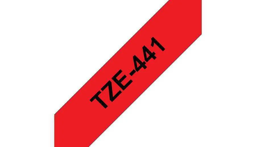 Brother P-Touch Tze441 Red/Black (8m X 18mm)