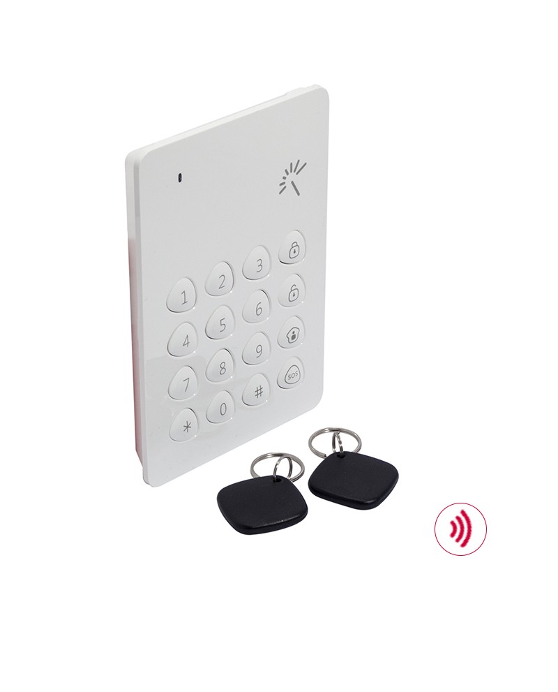 Teclado Con Identificador Rfid Para Alarma Inal&aacute;m.