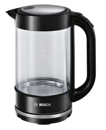 Bosch Twk70b03 Electric Kettle 1.7 L 2400 W Black  Transparent