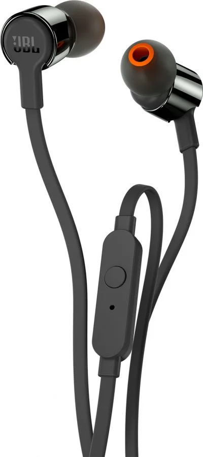 Jbl Earphones T210 C/ Bolsa Transporte Black