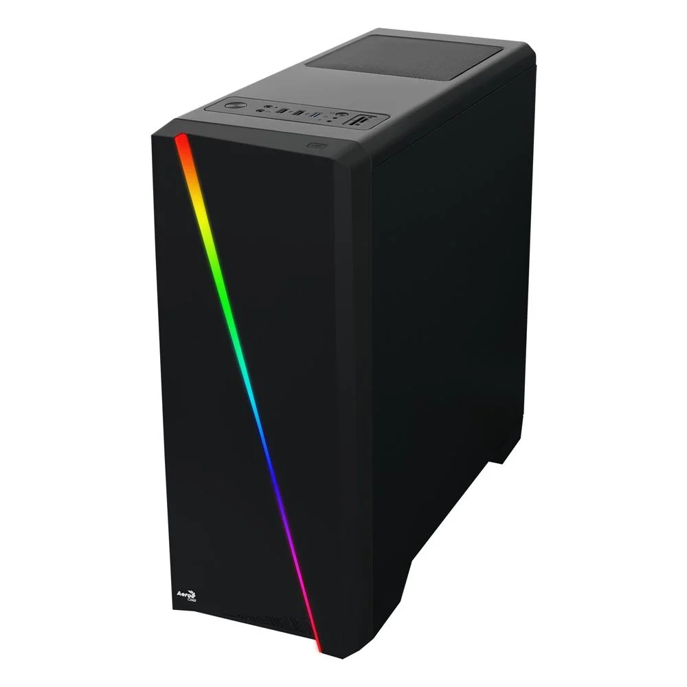 Caixa Semitorre Atx Aerocool Cylon RGB Usb3.0 Pre.