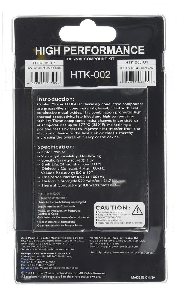 Cooler Master Pasta Termica Termal Compound Kitsc102