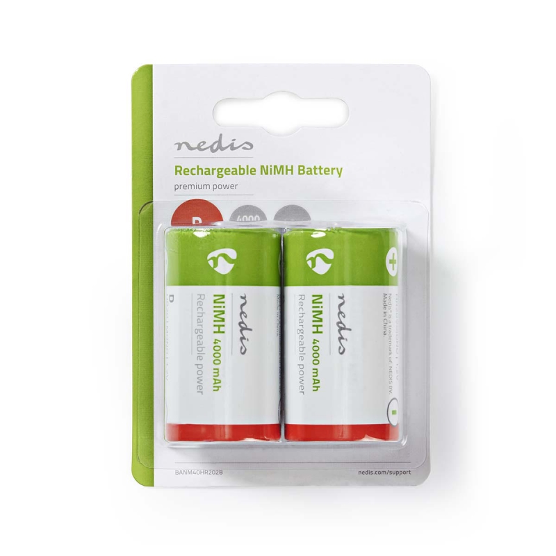 Bateria Recargable D 1 2v 4000mah 2 Uni.