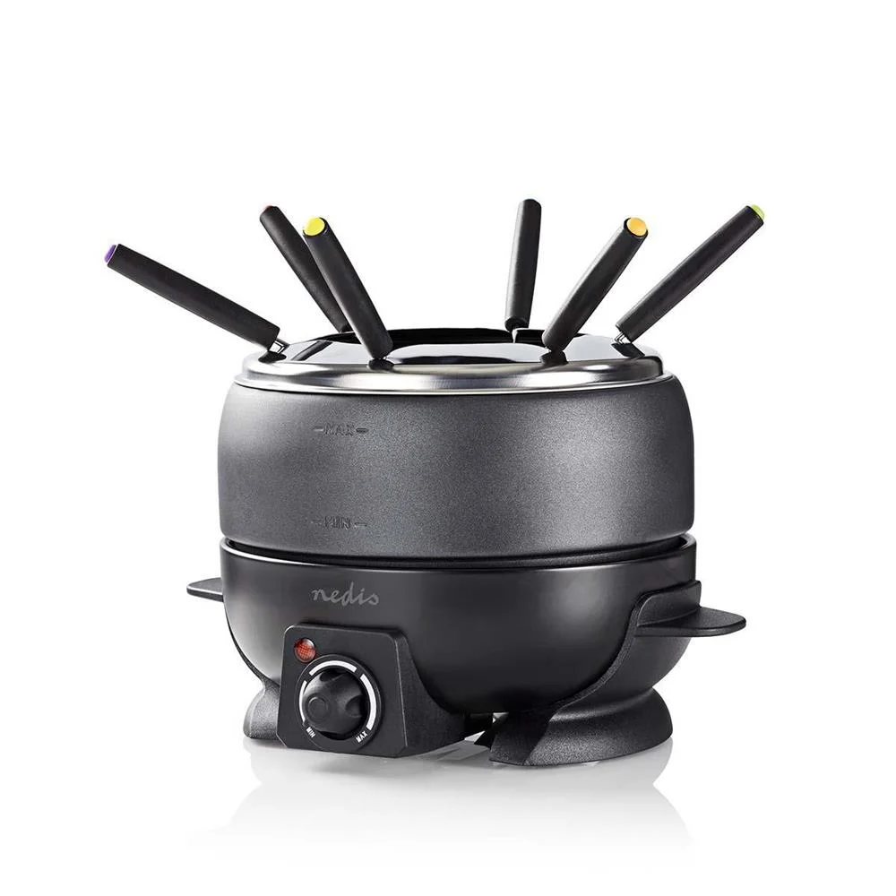 Fondue | 6 Personas | 2.3 L | Control de Temperatura Ajustable | 800 W | Mango(S) de Tacto Frío | Fo