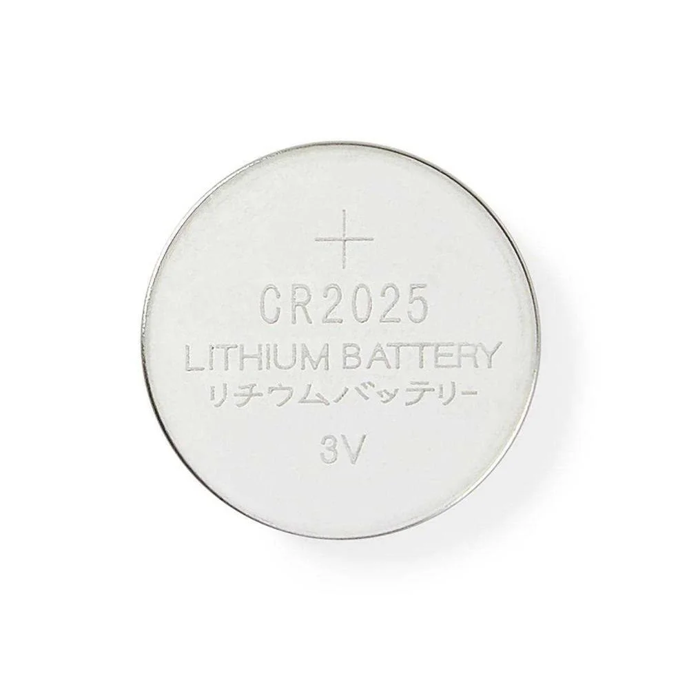 Pila Botón de Litio Cr2025 | 3 V Dc | 5-Blíster | Plata