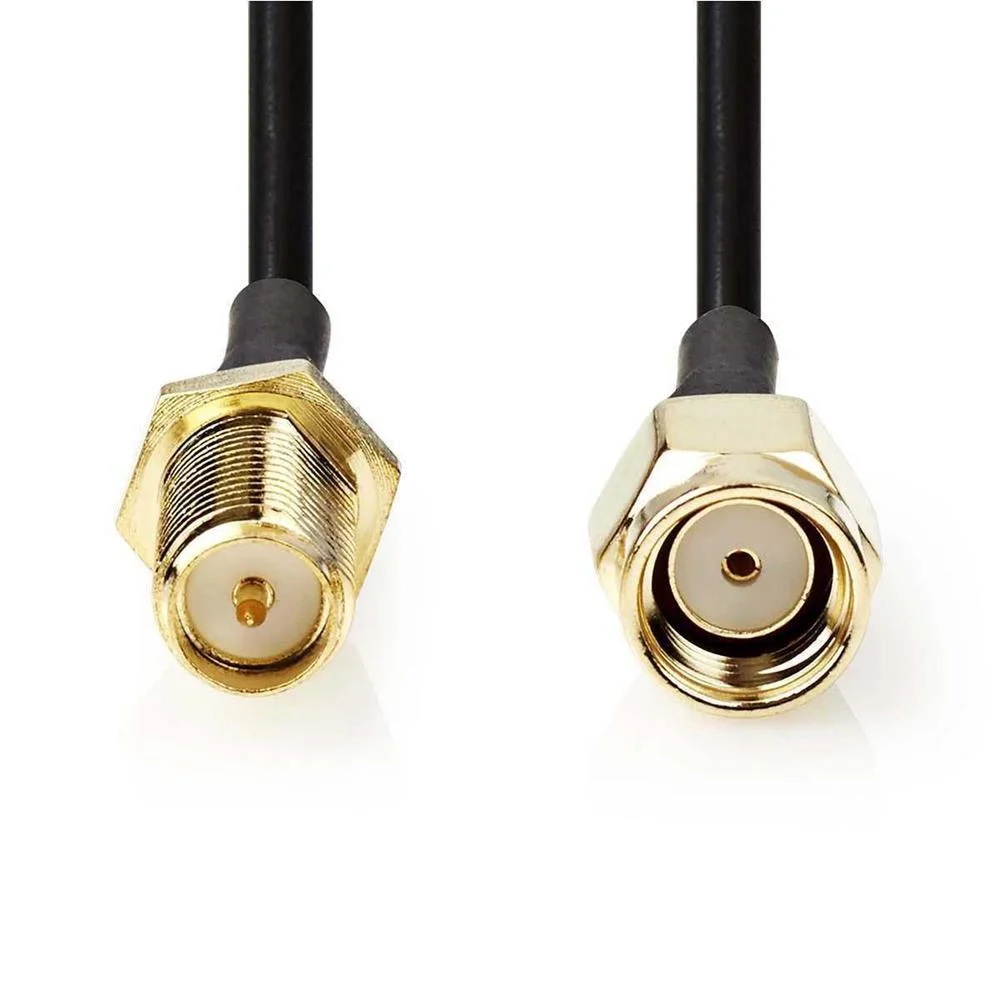Cabo Sma Macho Para Sma Femea Preto 2m