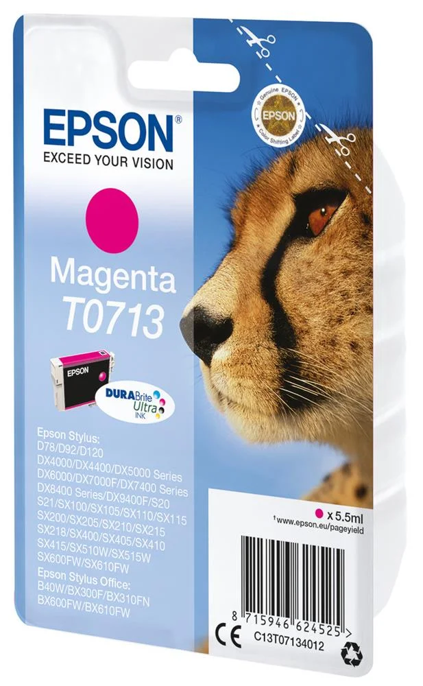 Patrone Epson T0713 Magenta                            T0713