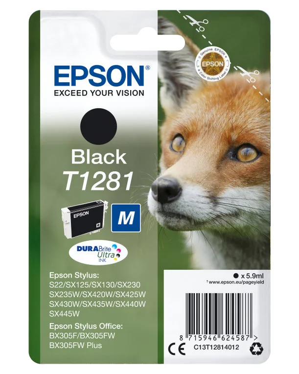 Tinta Epson Stylus Negro S22 Sx125 Sx420w 425w Of.