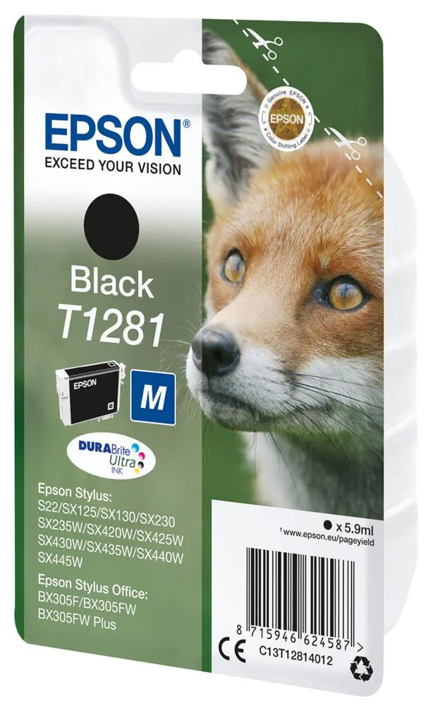 Tinta Epson Stylus Negro S22 Sx125 Sx420w 425w Of.