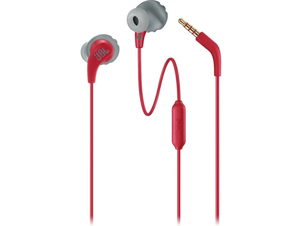 Auriculares Jbl Endurance Run Sports Vermelhos
