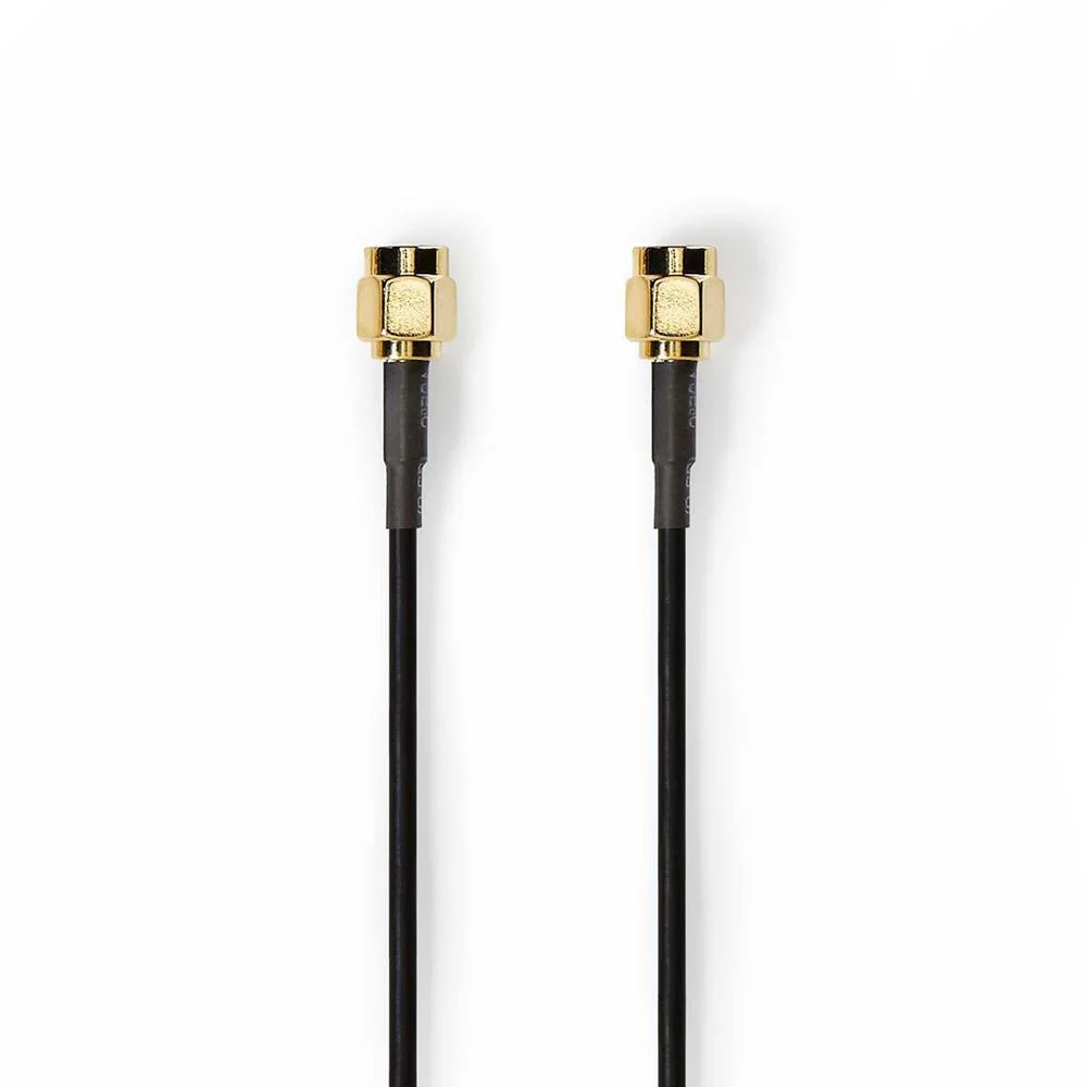 Cable de Antena | Sma Masculino | Sma Masculino | Chapado En Oro | 50 Ohm | Apantallado Simple | 5.0