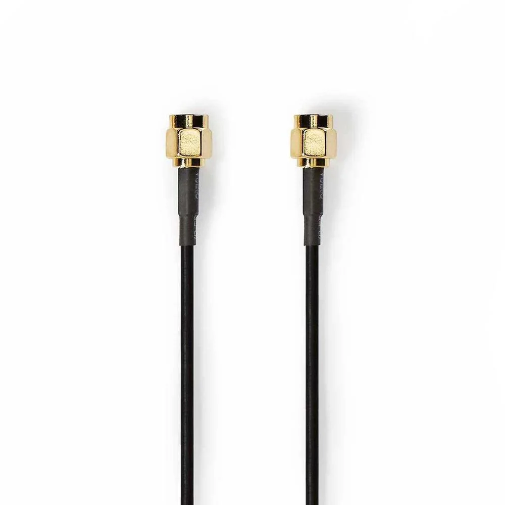 Cabo De Antena Sma Macho-sma Macho 2m Preto