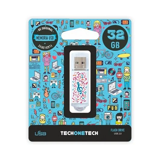 Pendrive 32gb Tech One Tech Music Dream