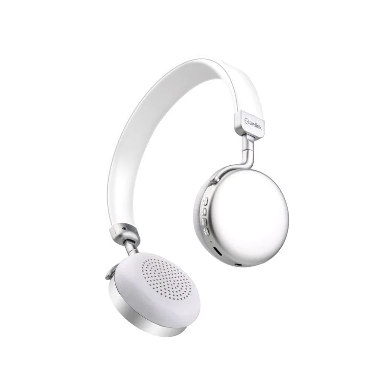 Auscultadores Bluetooth Metalicos Prateado