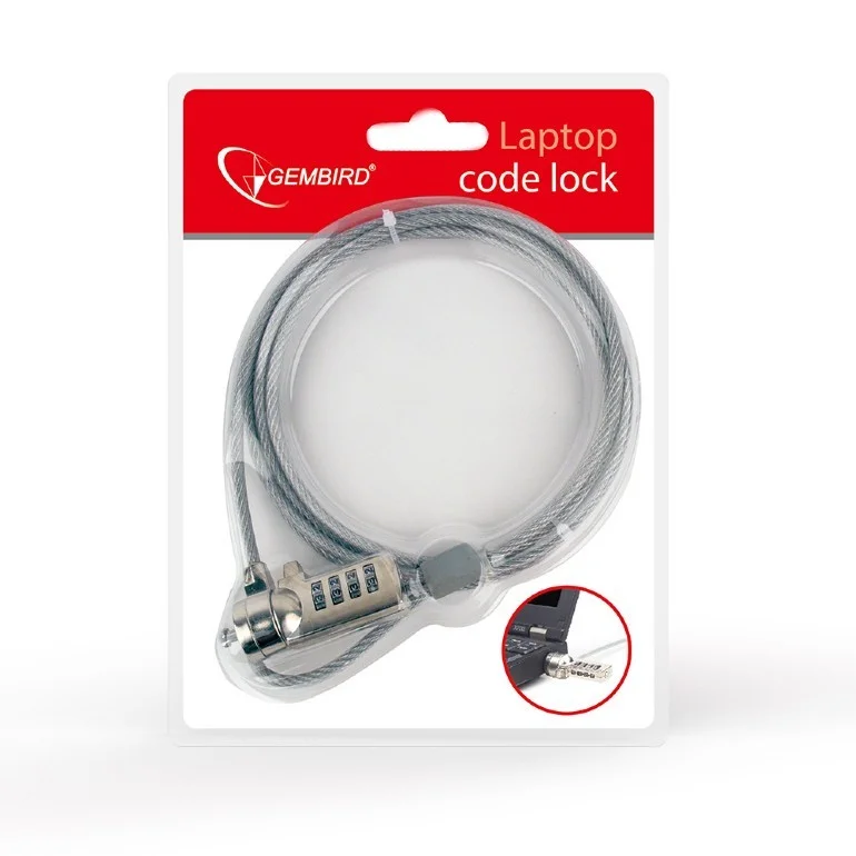 Cable Seguridad para Portatil Gembird Combinacion