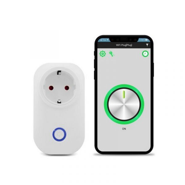 Tomada com Controlo Wifi Plug-Wlan