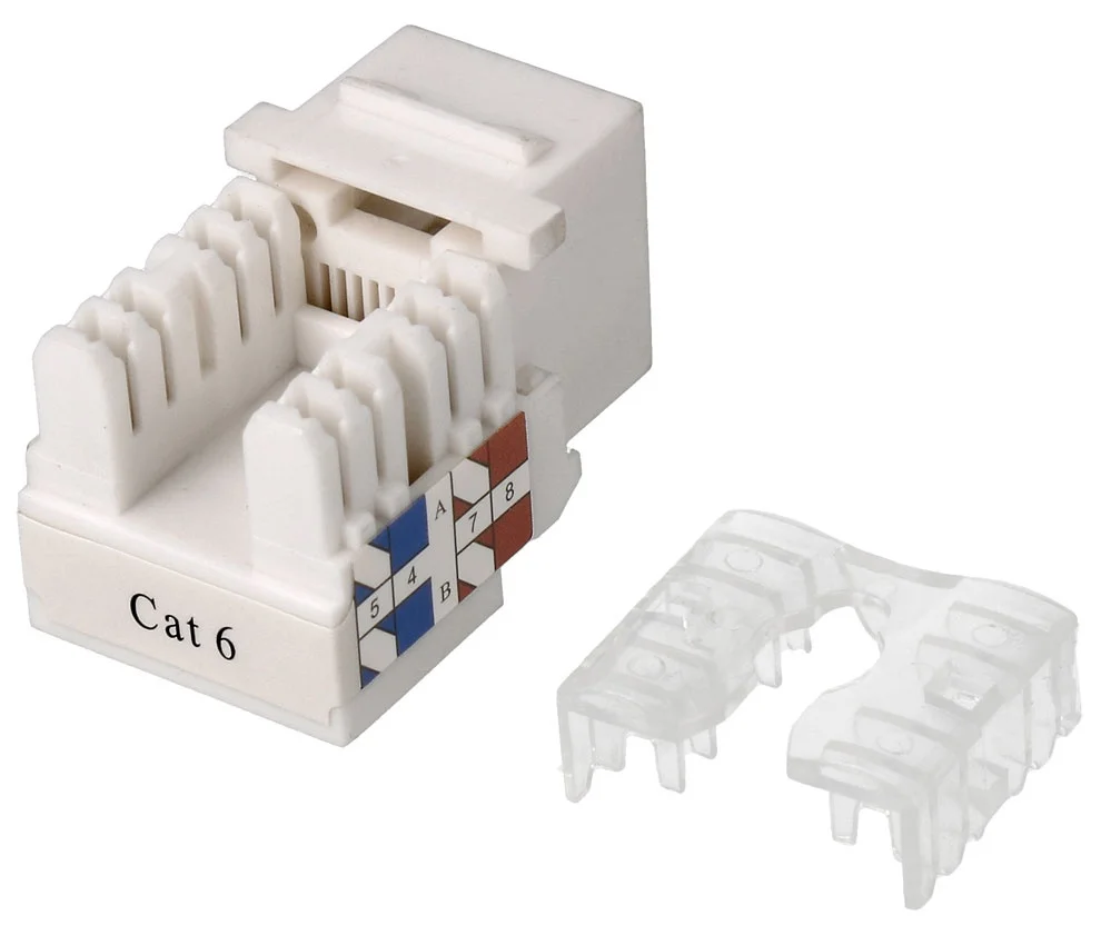 Conec.Keystone Rj45 Cat6 Utp Hembra Tool-Less Idc.
