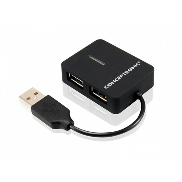 Conceptronic Usb-Hub 4-Port 2.0  ->4x2.0       O.Netzteil Ws