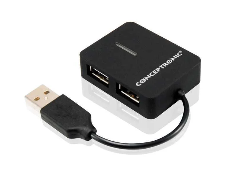 Conceptronic Usb-Hub 4-Port 2.0  ->4x2.0       O.Netzteil Ws