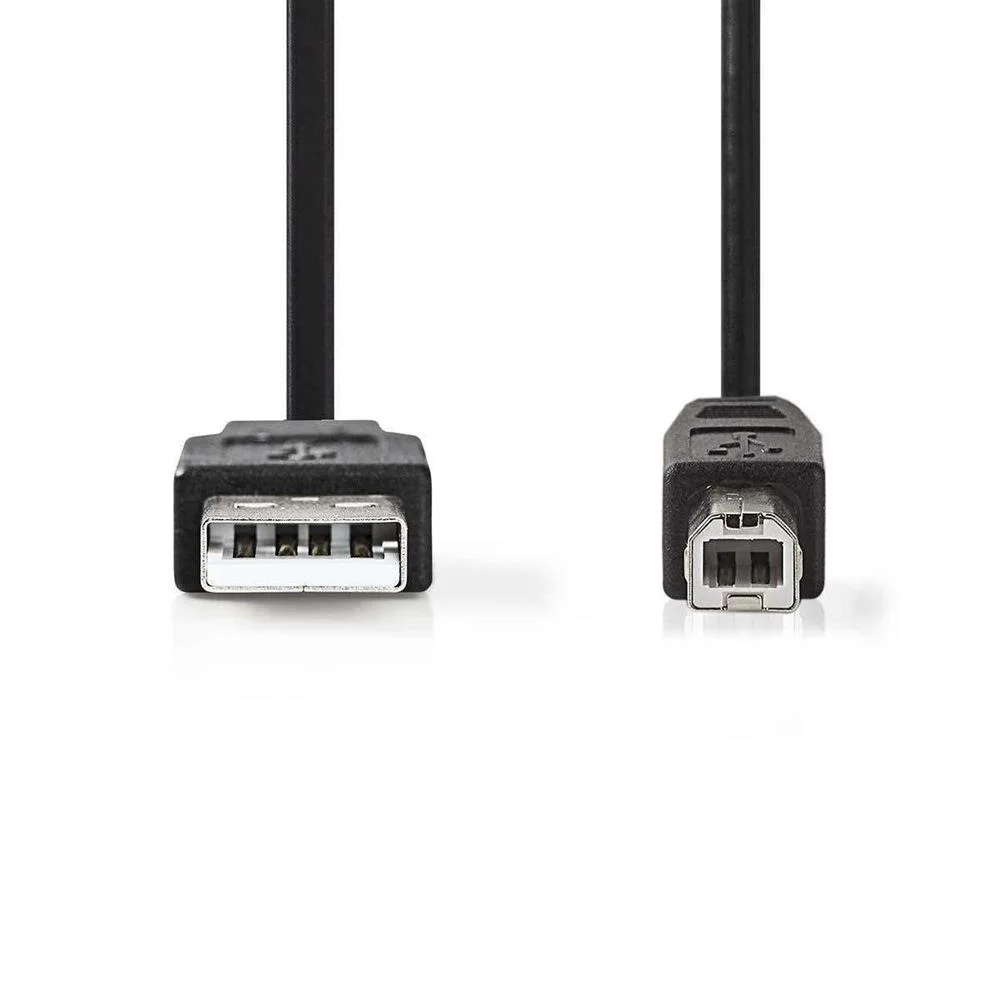 Cable Usb | Usb 2.0 | Usb-A Macho | Usb-B Macho | 7.5 W | 480 Mbps | Niquelado | 2.00 M | Redondo | 