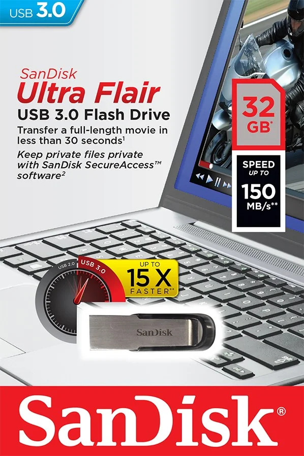Sandisk Usb Sandisk Ultra Flairt Usb 3.0 32gb