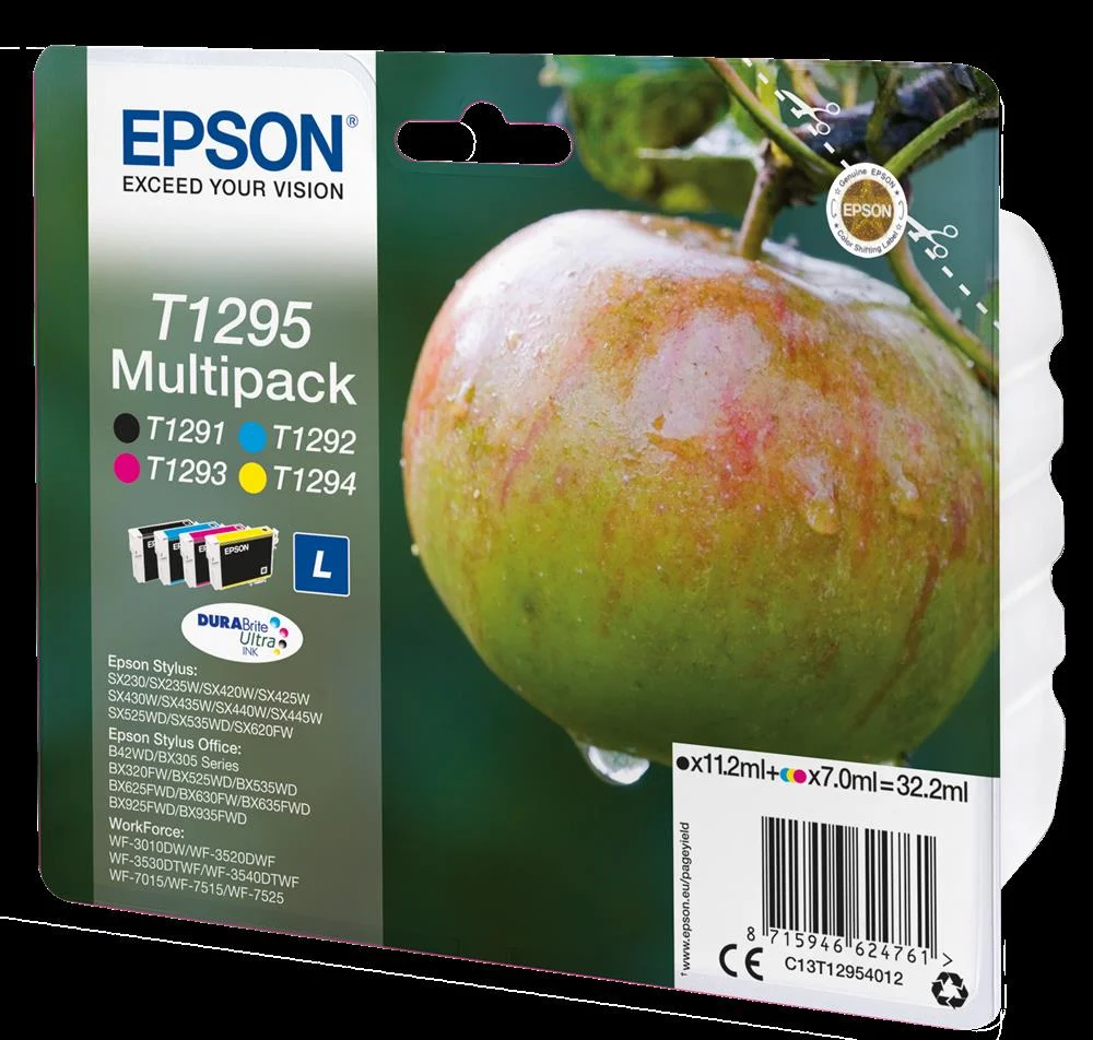 Pack Tinteiro Epson Quad Sx42xw/525/Bx3xx/525 - C.
