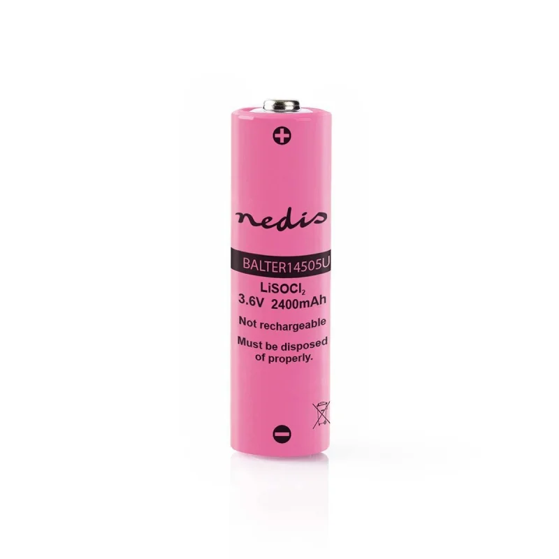 Bateria Litio 3.6V 2400mAh c/Pino de Solda ER14505