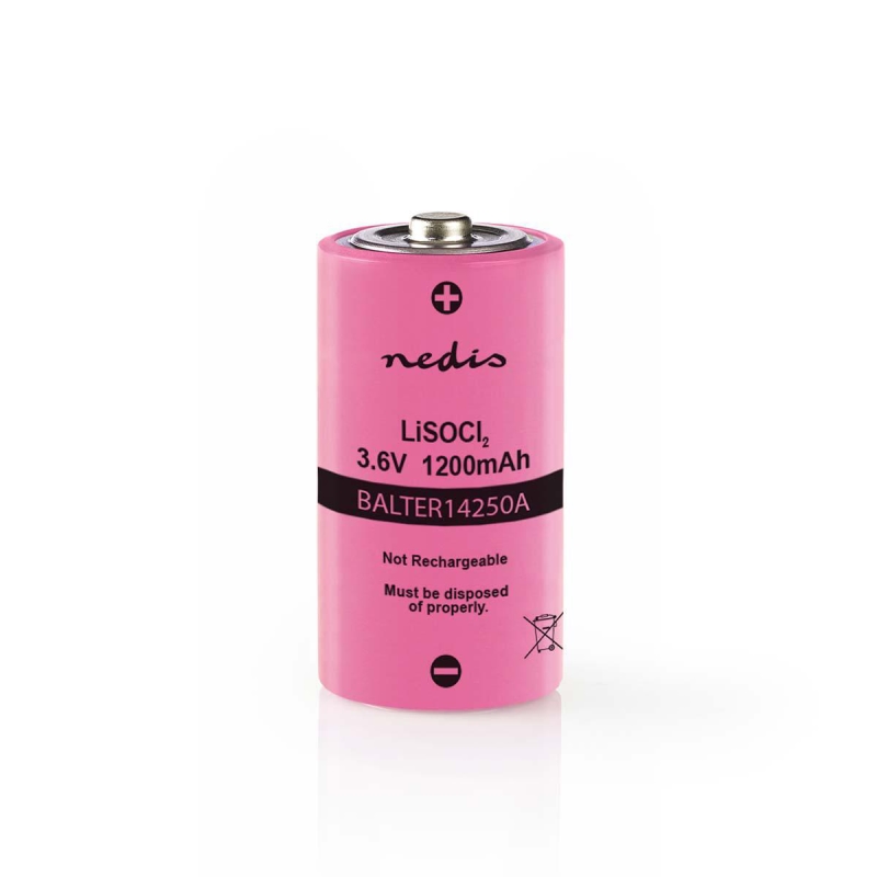 Bateria Litio 3.6v 1200mah Com Terminal Er14250