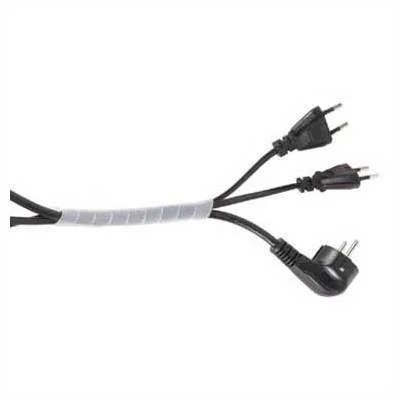 Banda Organizadora Cabos Espiral 9mm Branco