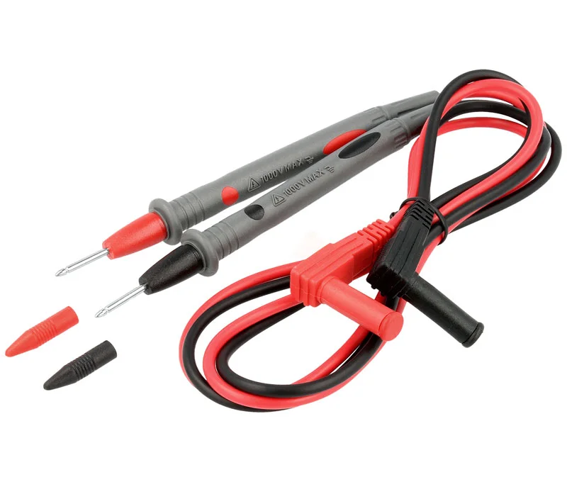 Pontas Prova 2-3mm Preto/Vermelho CAT III 1000V