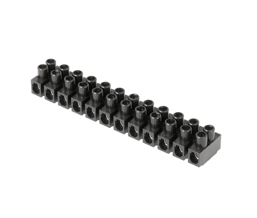Regua Ligadores 4mm 3a 12 Elementos Preto