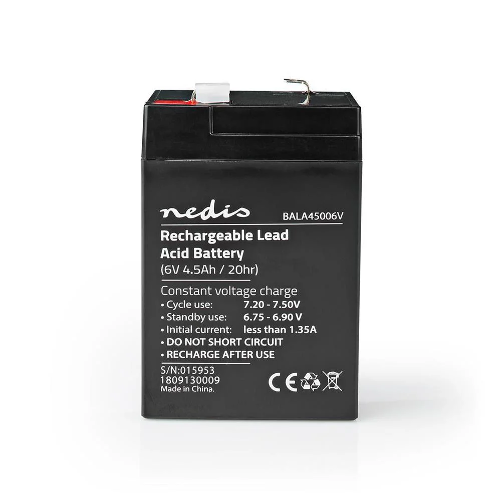 Bateria de Chumbo Acido 6V 4500mAh Recarregavel
