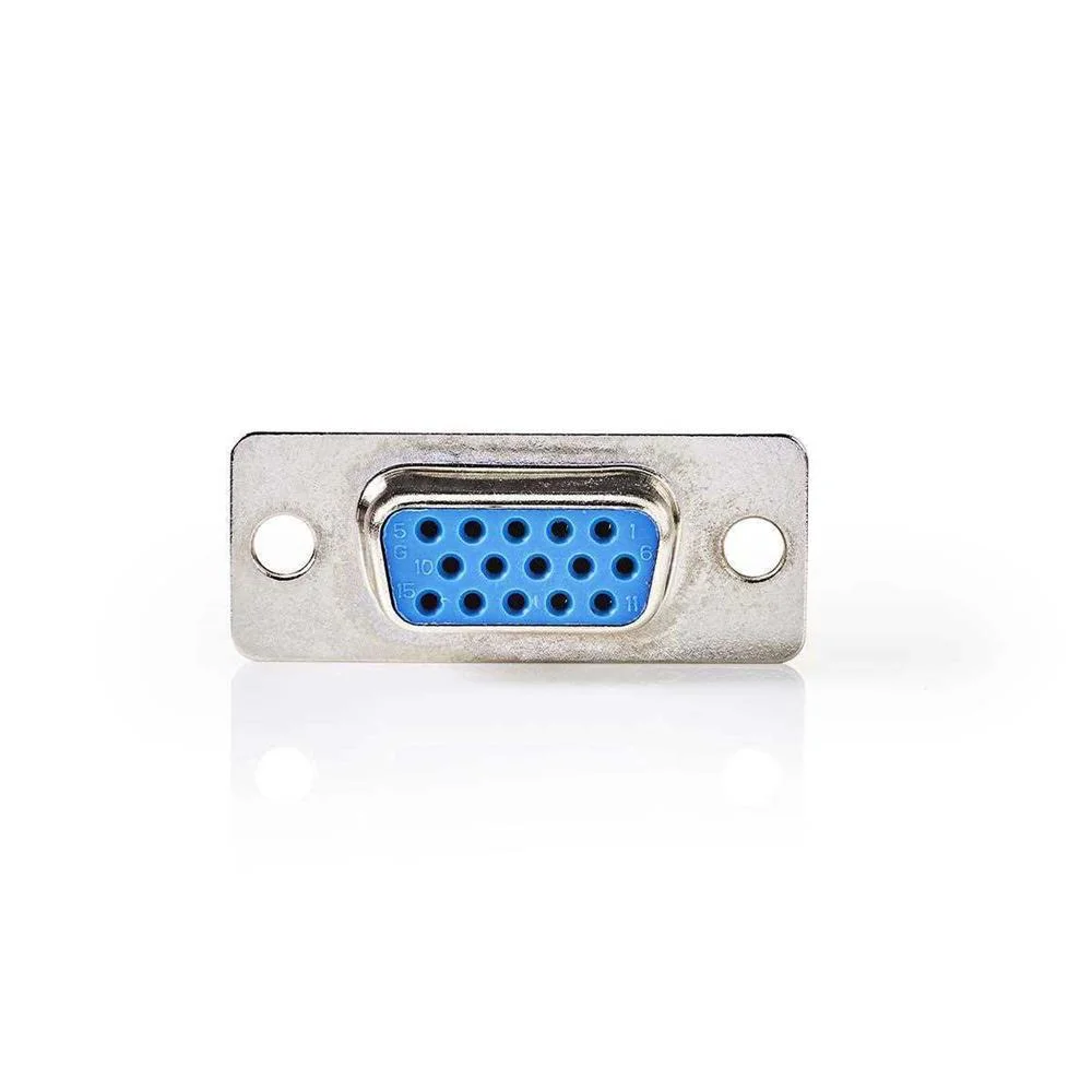 Conector de Metal Hembra Vga de Alta Densidad D-S.