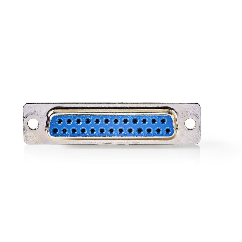 Chasis D-Sub a Adaptador de Metal Hembra D-Sub 25p