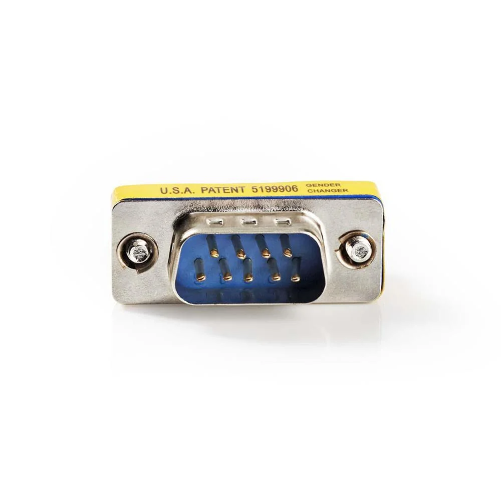 Conetor D-Sub 9p Macho para D-Sub 9p Macho Metal