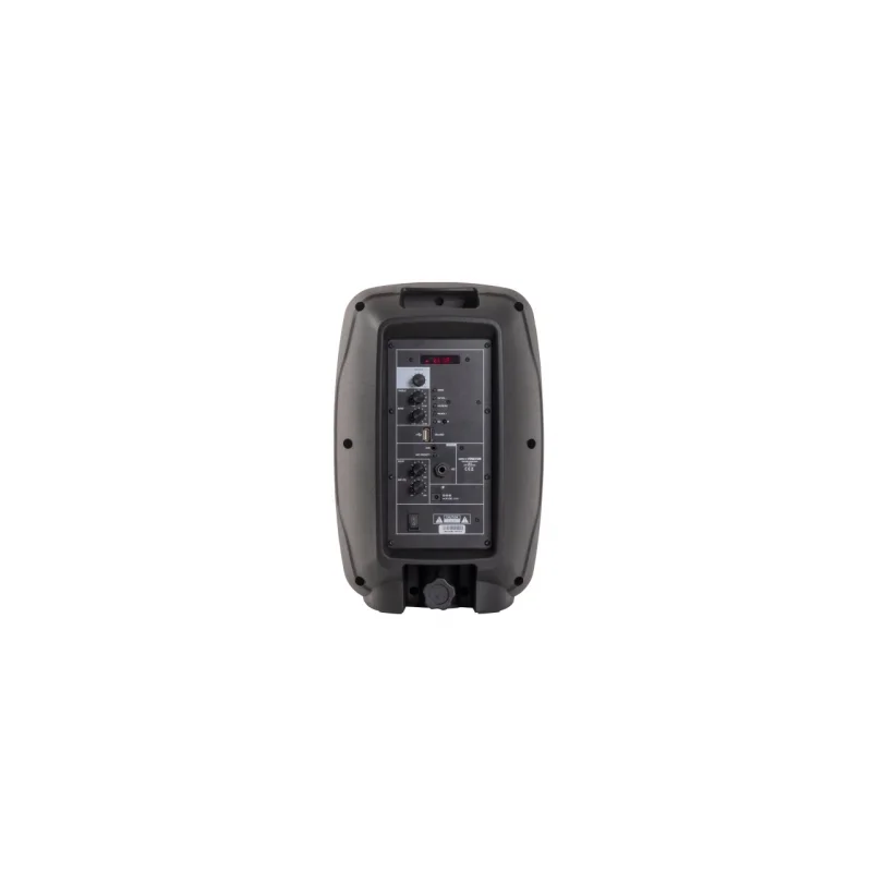 Coluna Portátil 8". 100 W Rms. Microfone Uhf 525,85 Mhz. Reprodutor Usb/Microsd/Fm e Bluetooth.