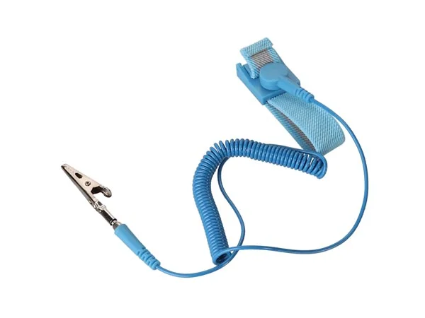 Pulsera Antiestática Ajustable Y Elástica - Azul