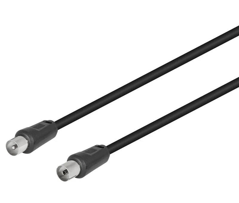 Cabo De Antena Macho Para Femea Preto 2.5m