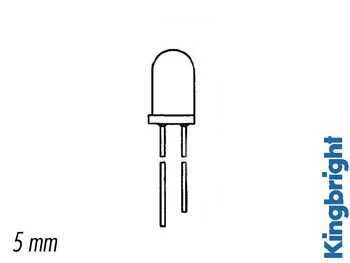 5mm Phototransistor Transparente 940nm