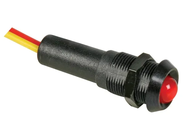 Led Lamp 5v Red - Black Housing