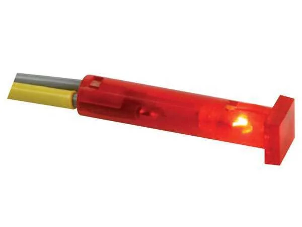 Panel Indicador/Bandera 7 X 7mm 220v Rojo