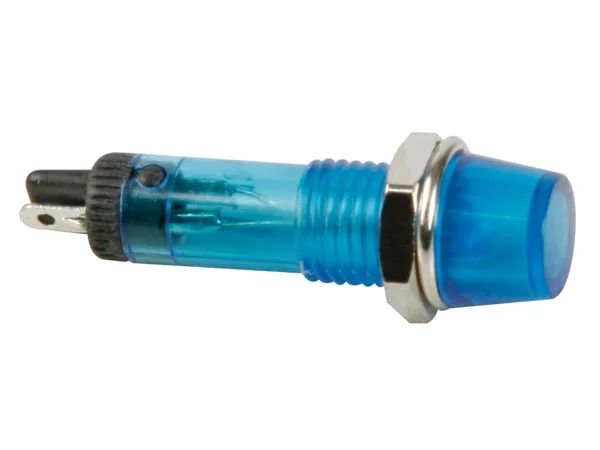 Lámpara Neón 12v Azul 8mm Sin Cable
