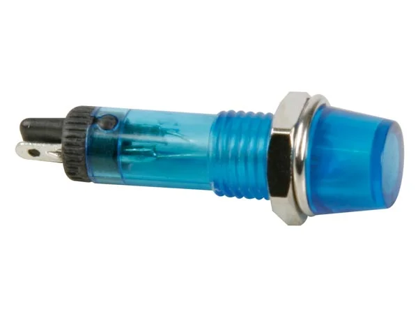Lámpara Neón 220v Azul 8mm Sin Cable