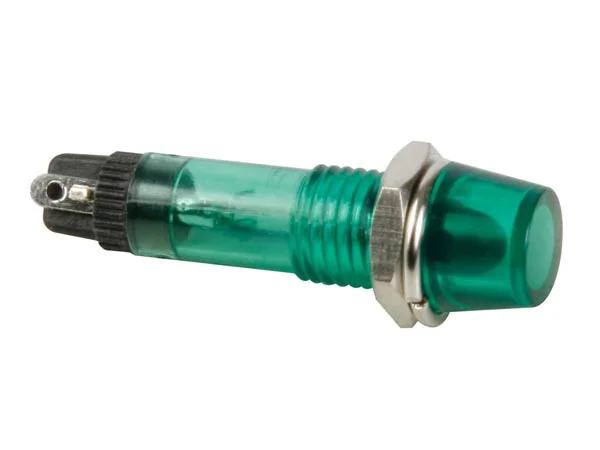 Panel Indicador/Bandera 8mm 220v Verde