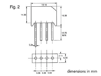 Bridge Rectifier 50v-4a (Rs401/L)